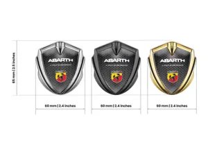 Fiat Abarth Emblem Auto Abzeichen Robustes Stilvolles Metall